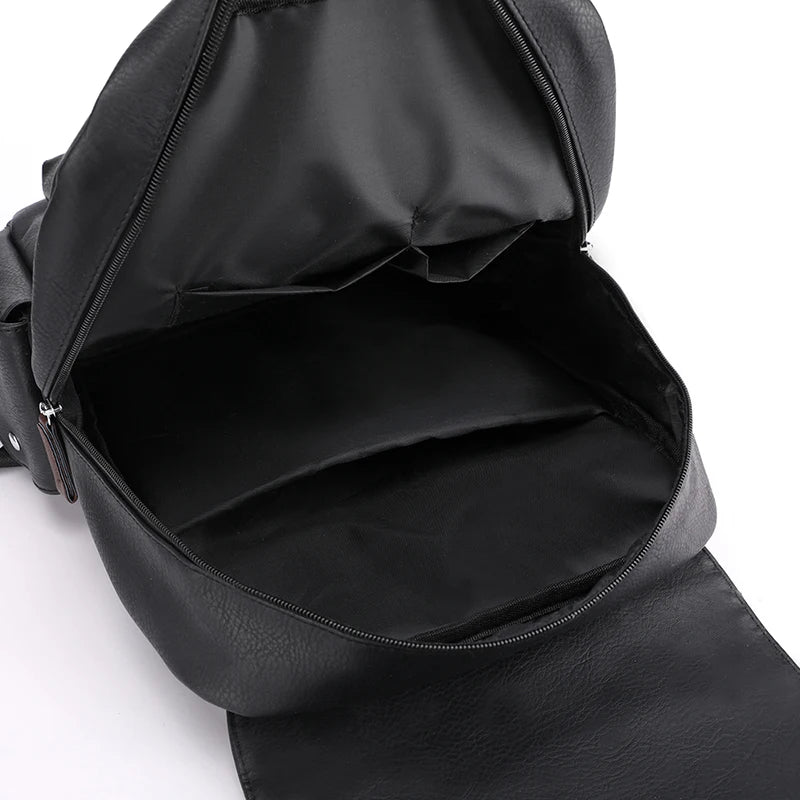Herren Retro-Lederrucksack - Der Monarch Vintage