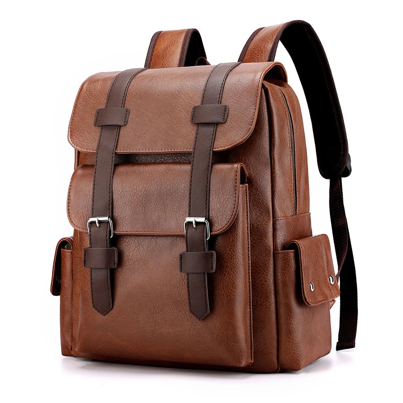 Herren Retro-Lederrucksack - Der Monarch Vintage
