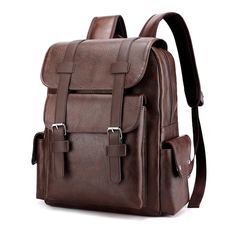 Herren Retro-Lederrucksack - Der Monarch Vintage