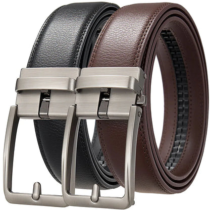 Men's Leather Jacket + Automatic Leather Belt - The Empire Kit
