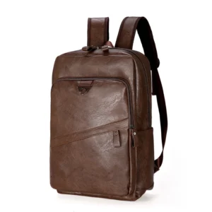 Slim Leather Backpack for Men - Der Monarch Classic